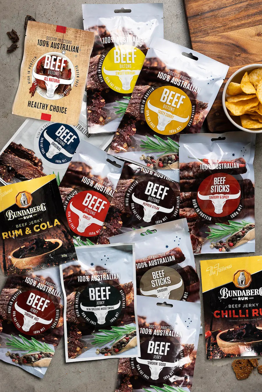 Tasting Pack Beef BIltong & Jerky